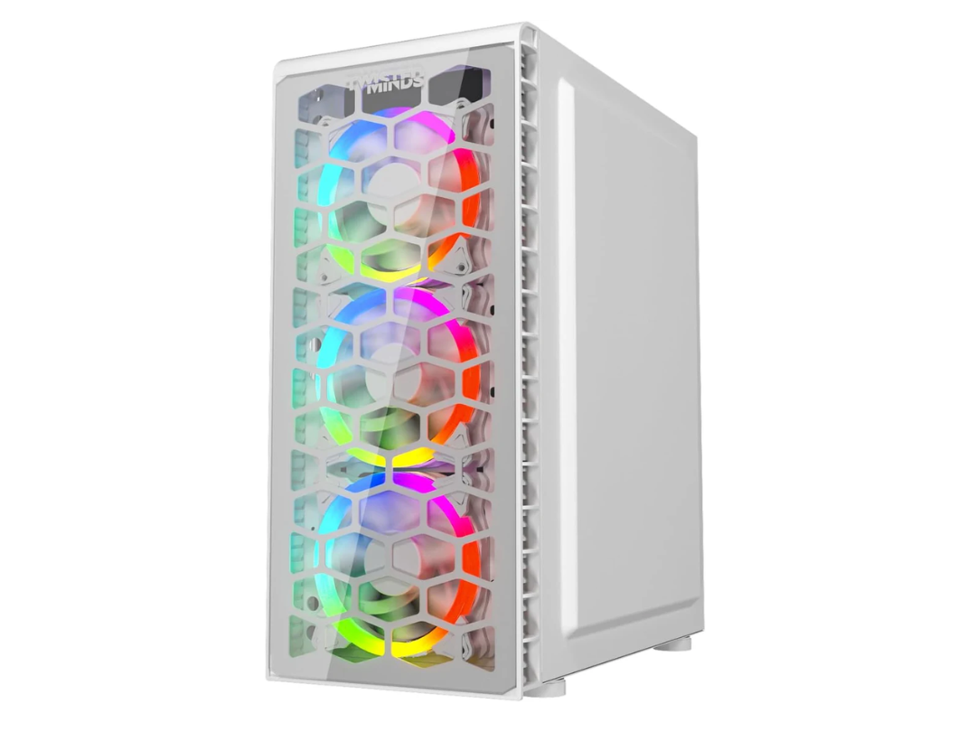 Buy Twisted Minds Killstreak-03 Mid Tower Glass Gaming PC Case - White Buy Twisted Minds Killstreak-03 Mid Tower Glass Gaming PC Case - White